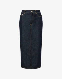 Moschino Blue denim skirt