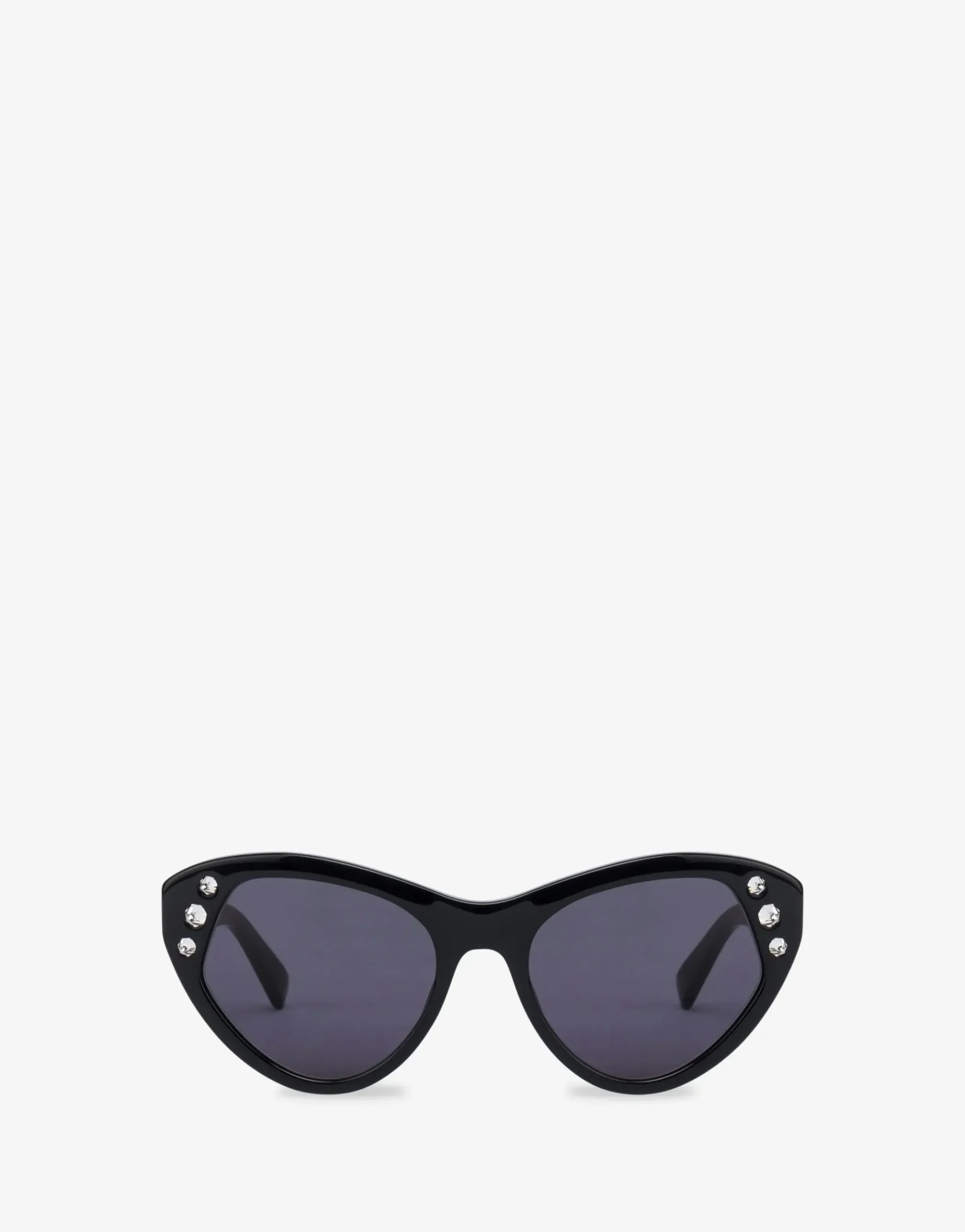Moschino Cat eye sunglasses with rhinestones
