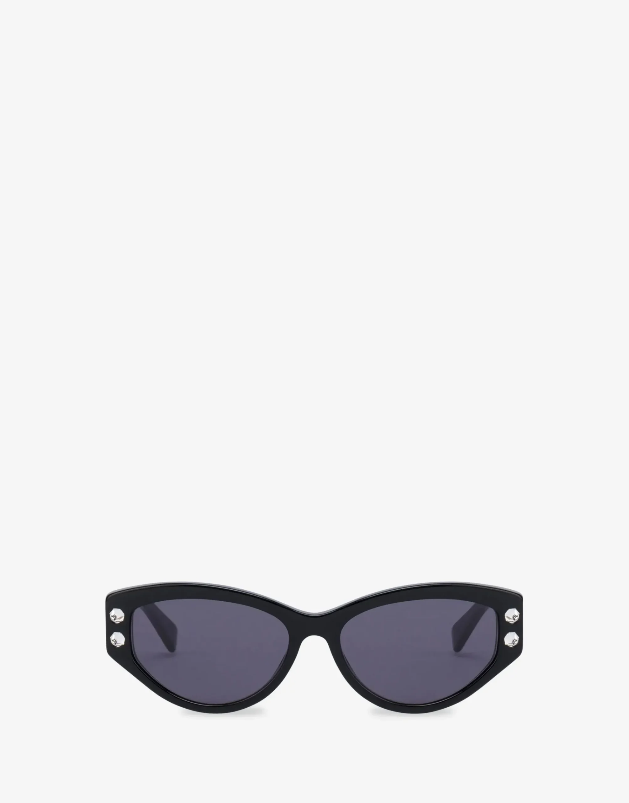 Moschino Cat eye sunglasses with rhinestones