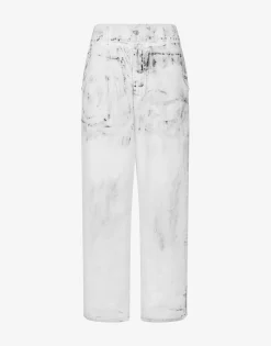 Moschino Cotton bull pants Laurel Crown Patch