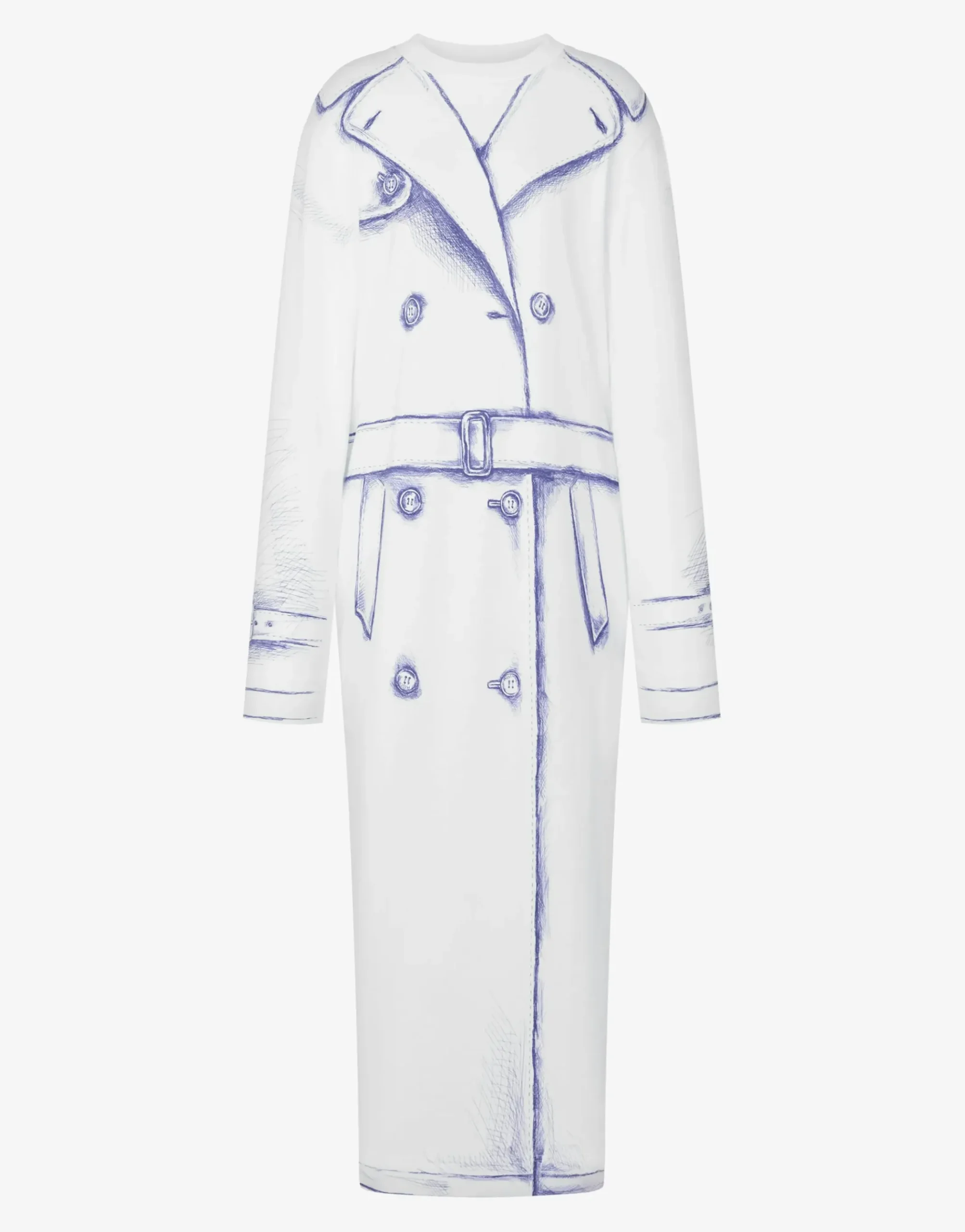 Moschino Cotton interlock dress Trompe l’Œil