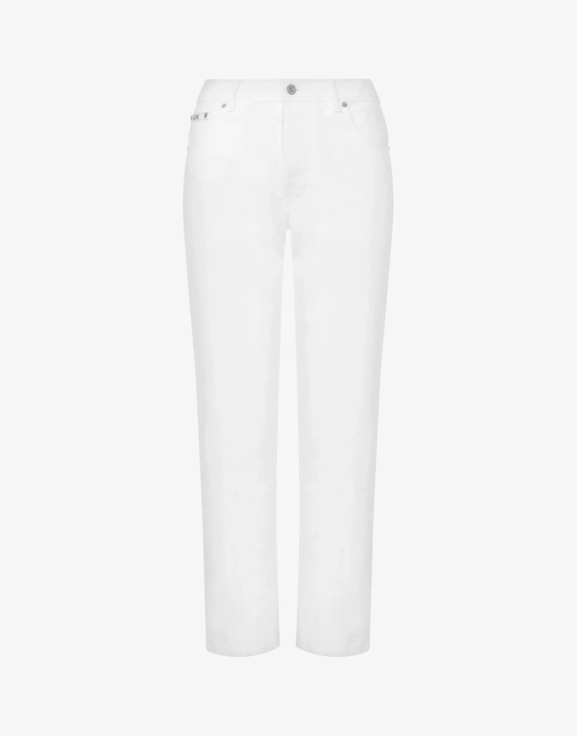 Moschino Cropped Cotton Bull Trousers