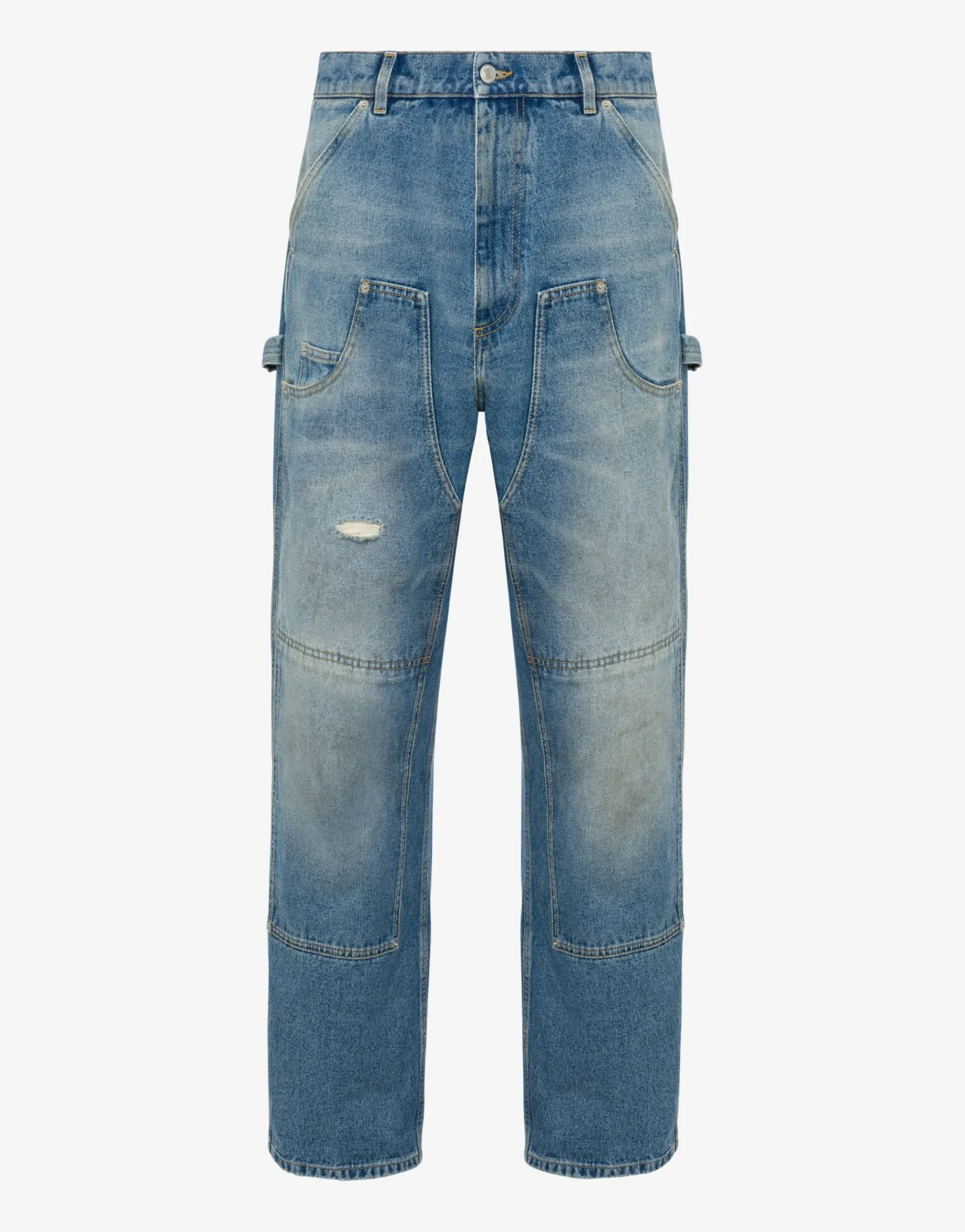 Moschino Denim Pants Laurel Crown Logo