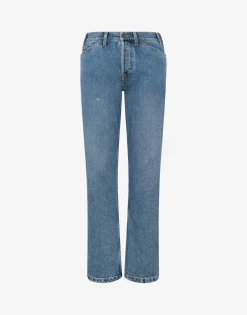 Moschino Denim Trousers Laurel Crown Logo