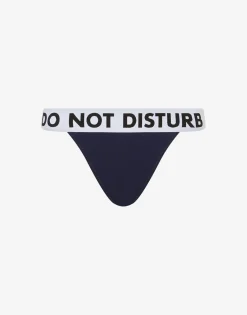 Moschino Do Not Disturb Stretch Jersey Brazilian Briefs