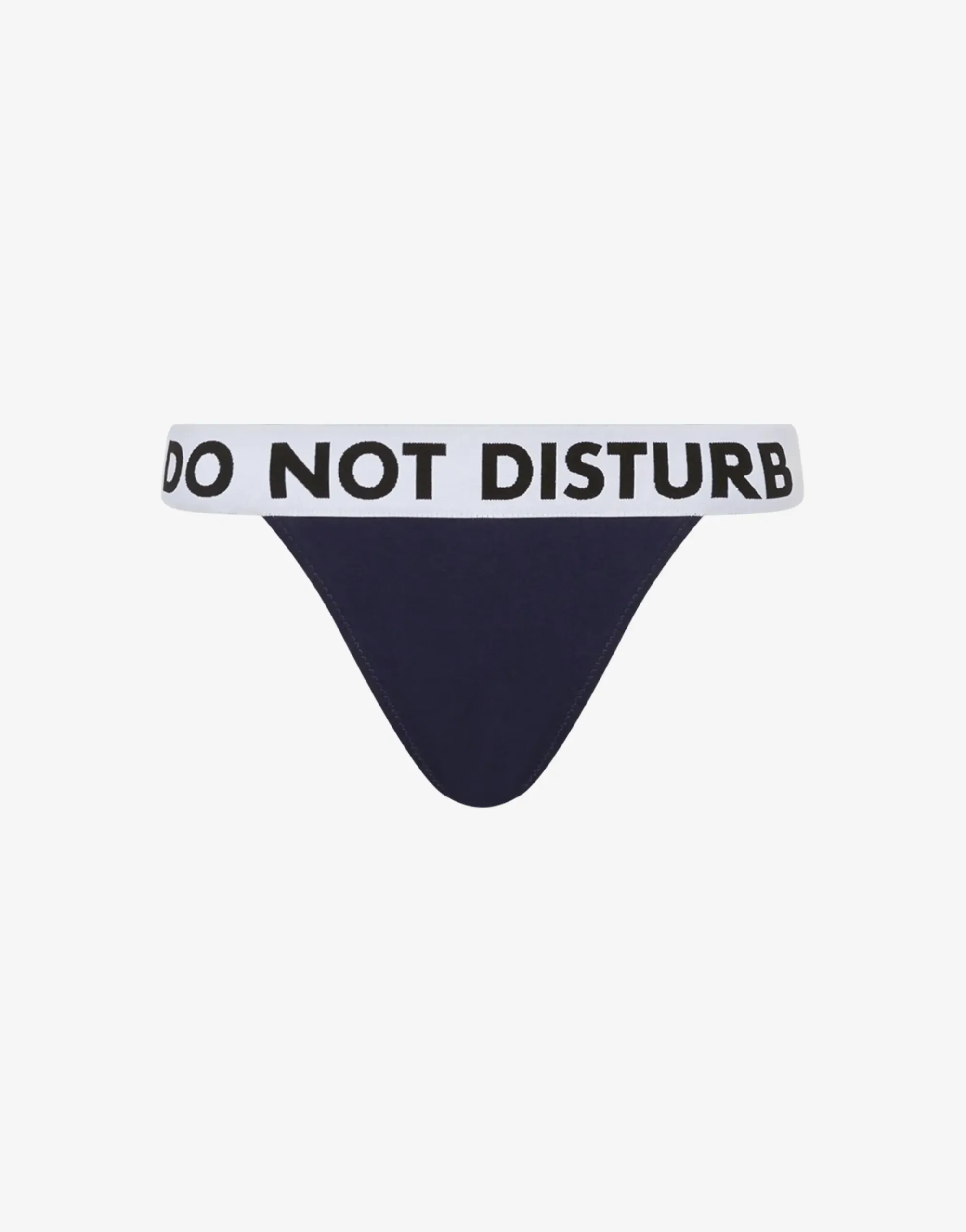 Moschino Do Not Disturb Stretch Jersey Brazilian Briefs