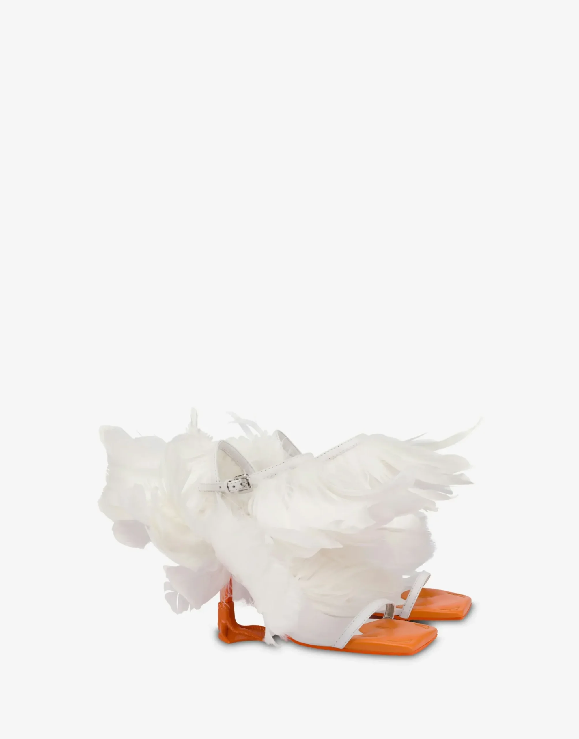 Moschino Duck Feather Sandals
