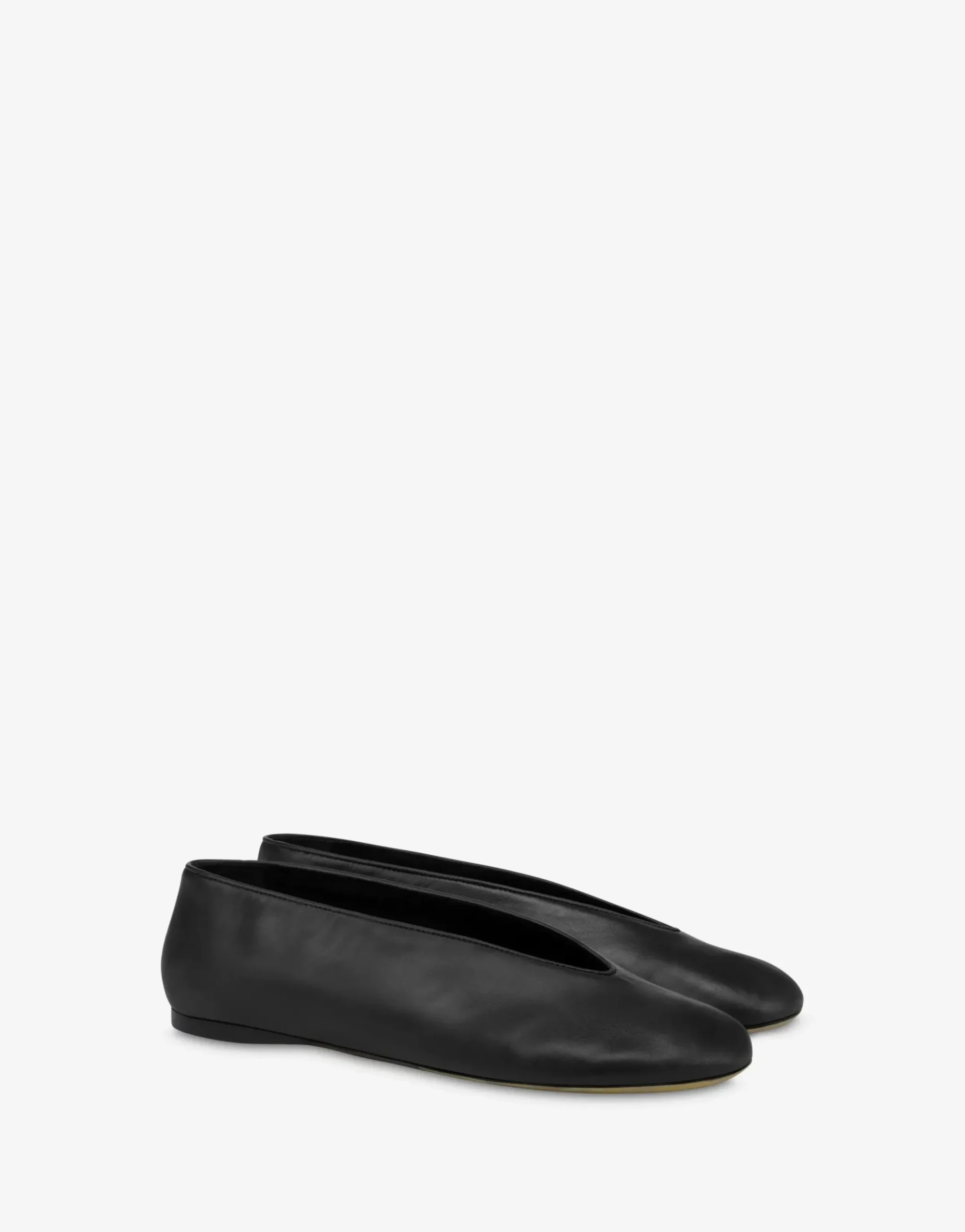 Moschino Duck Nappa Ballerinas