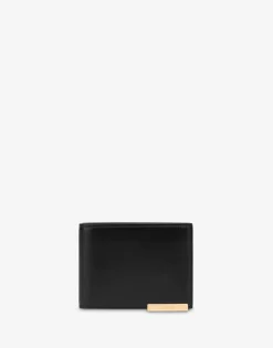 Moschino Flap calfskin wallet