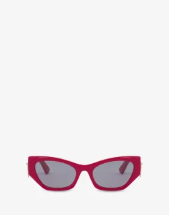 Moschino Gold Zipper sunglasses