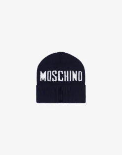 BOY Moschino Knit hat with logo