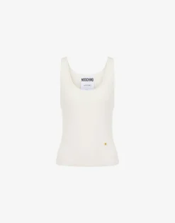 Moschino Knit Tank Top Golden M