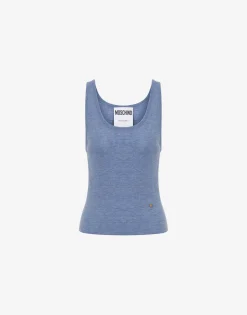 Moschino Knit Tank Top Golden M
