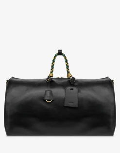 Moschino Large Braided Cord Boston Bag