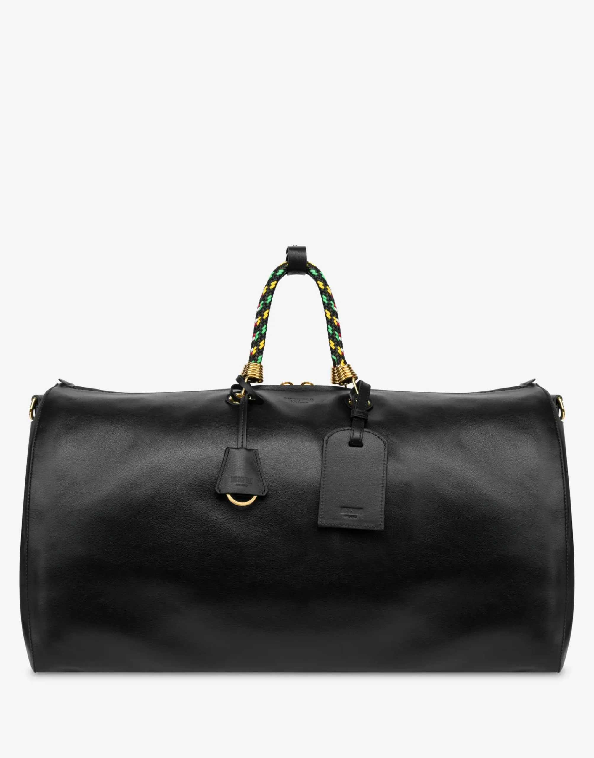 Moschino Large Braided Cord Boston Bag