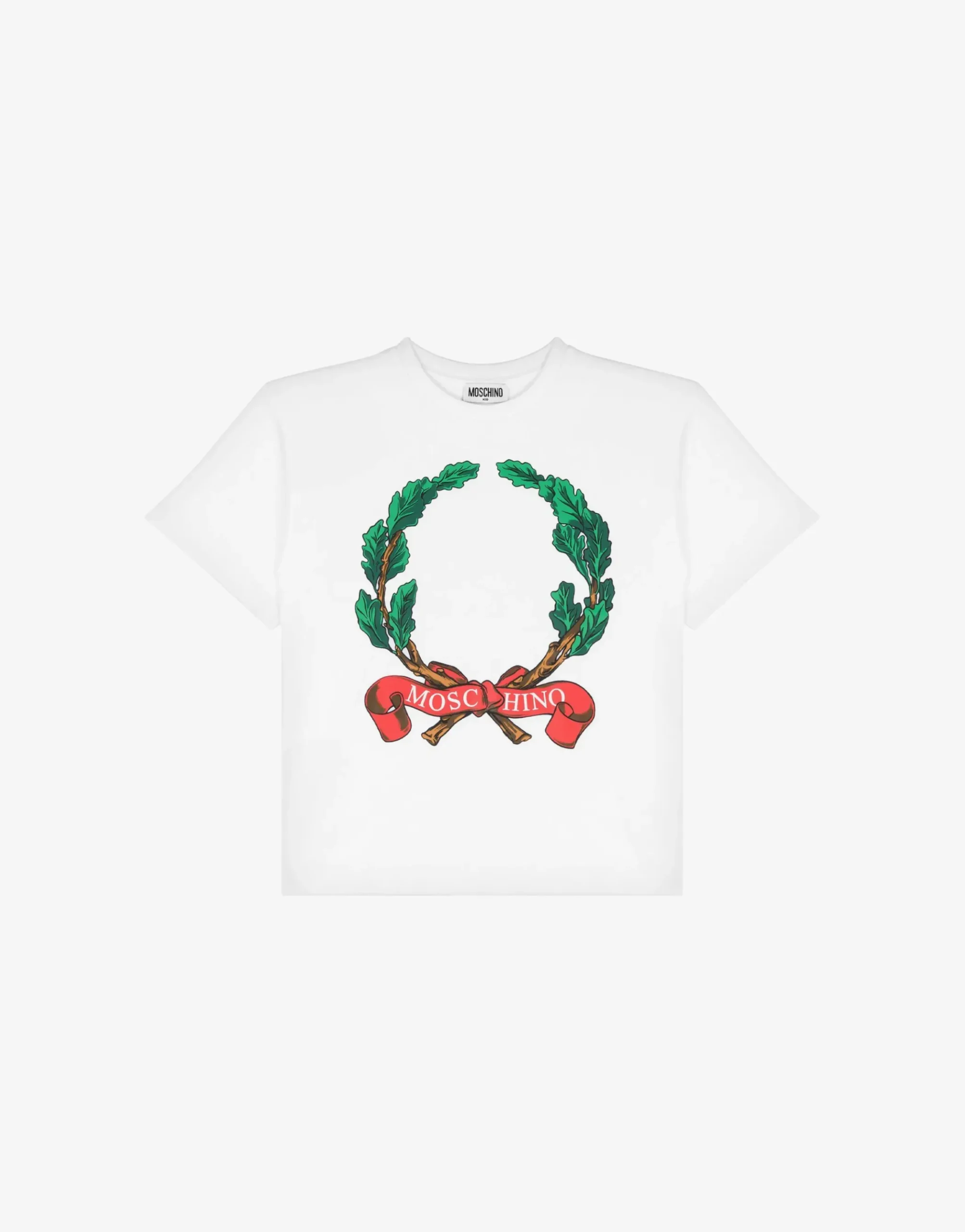 Moschino Laurel Crown maxi jersey t-shirt