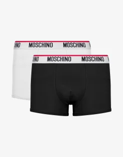 Moschino Logo Band set of 2 jersey stretch boxers