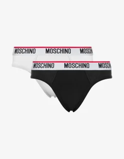 Moschino Logo Band set of 2 stretch briefs