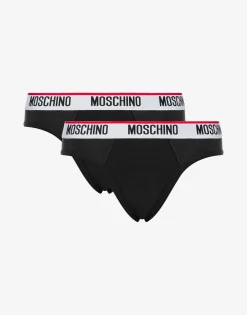 Moschino Logo Band set of 2 stretch briefs