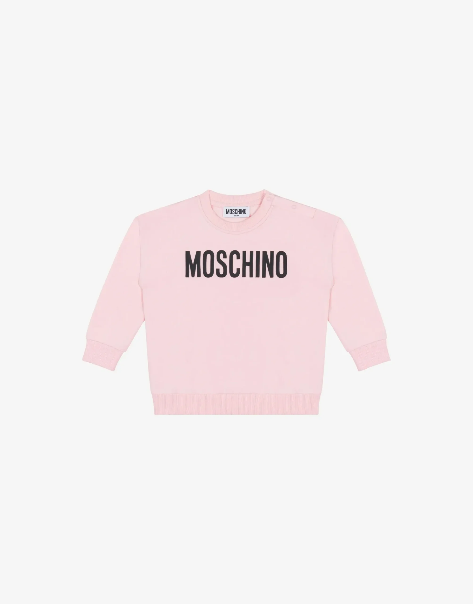 BOY Moschino Logo Print Cotton Sweatshirt