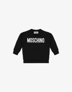 BOY Moschino Logo Print Cotton Sweatshirt