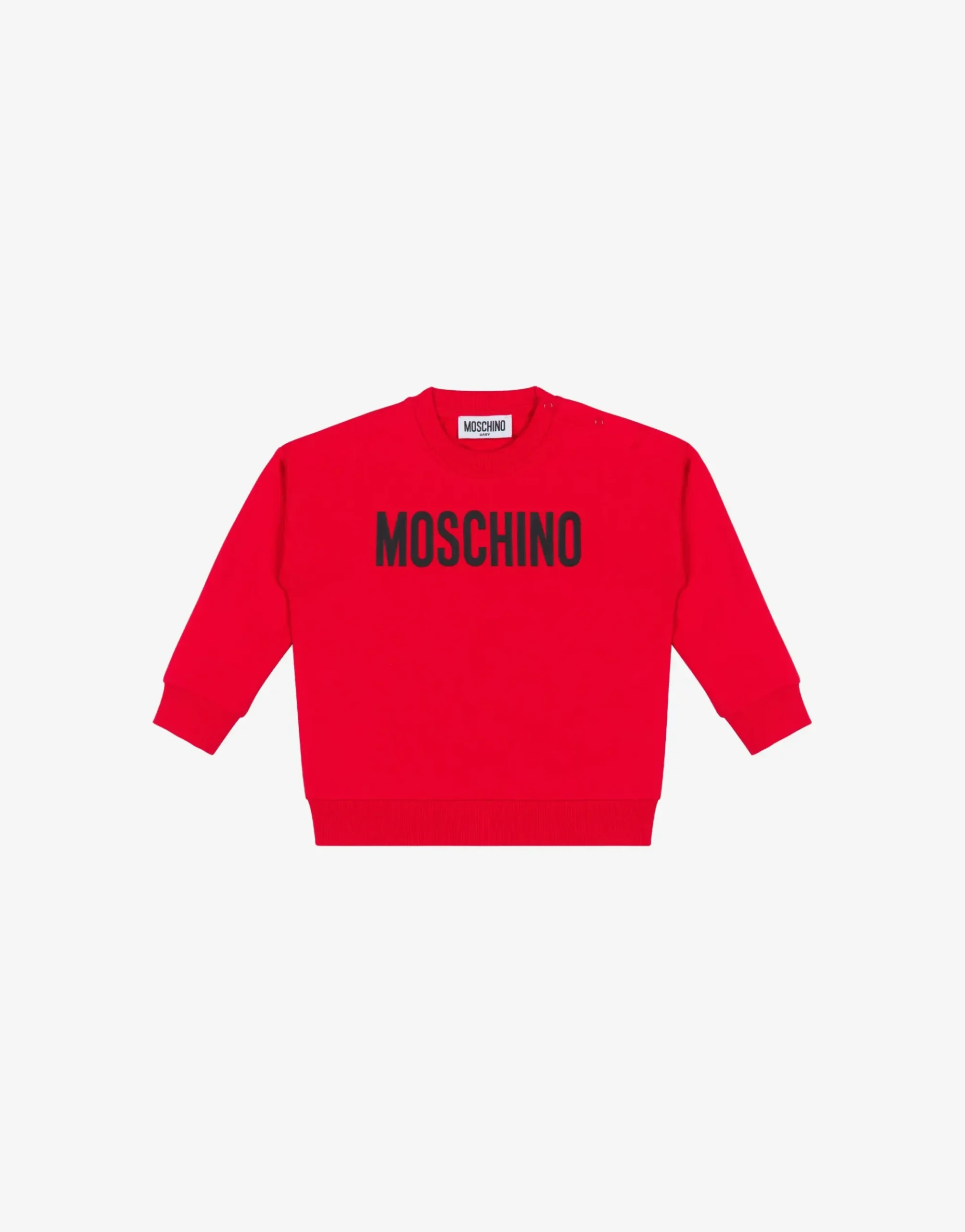 BOY Moschino Logo Print Cotton Sweatshirt