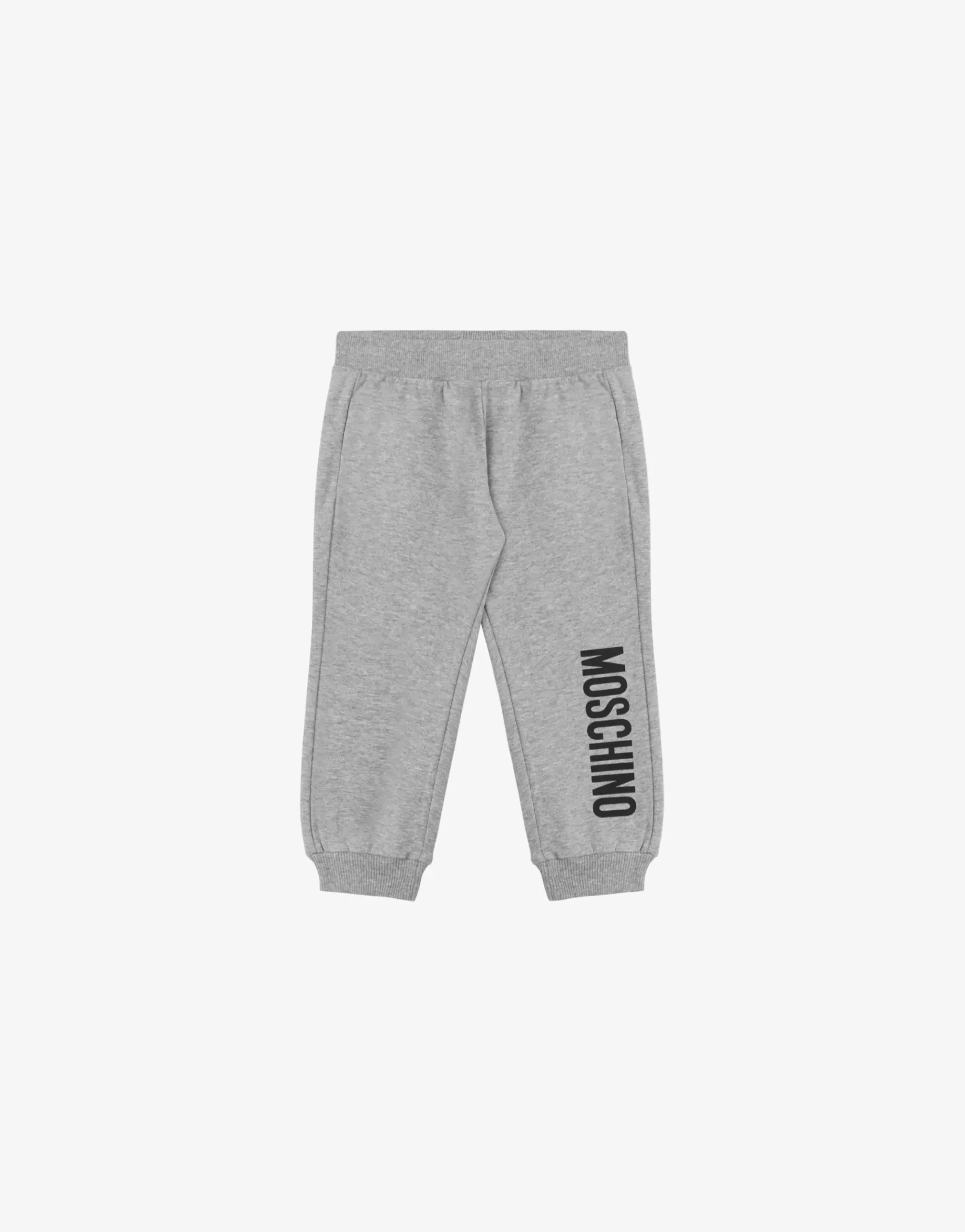 BOY Moschino Logo Print fleece trousers