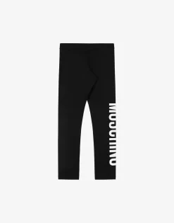 Moschino Logo Print jersey leggings