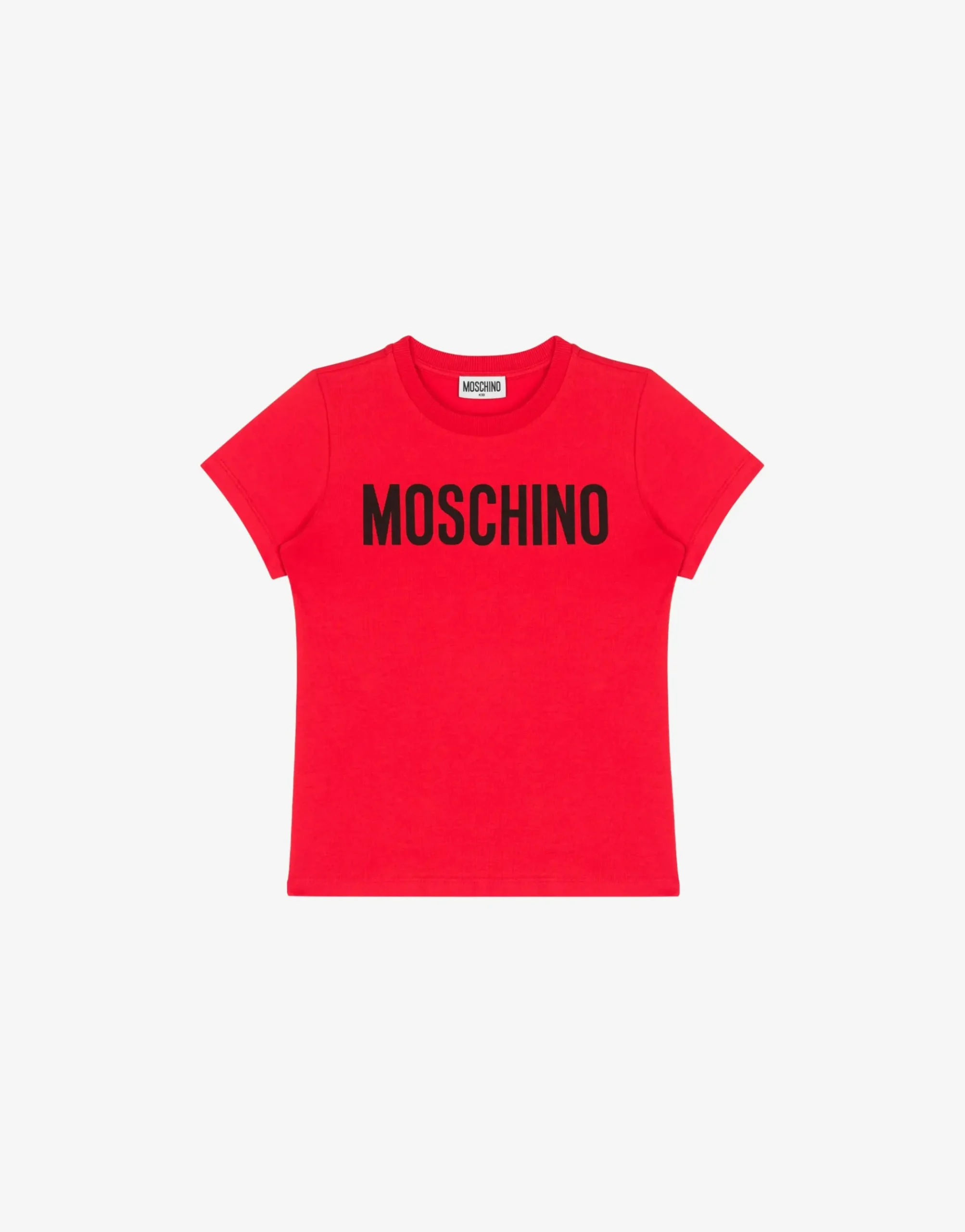 BOY Moschino Logo Print jersey T-shirt