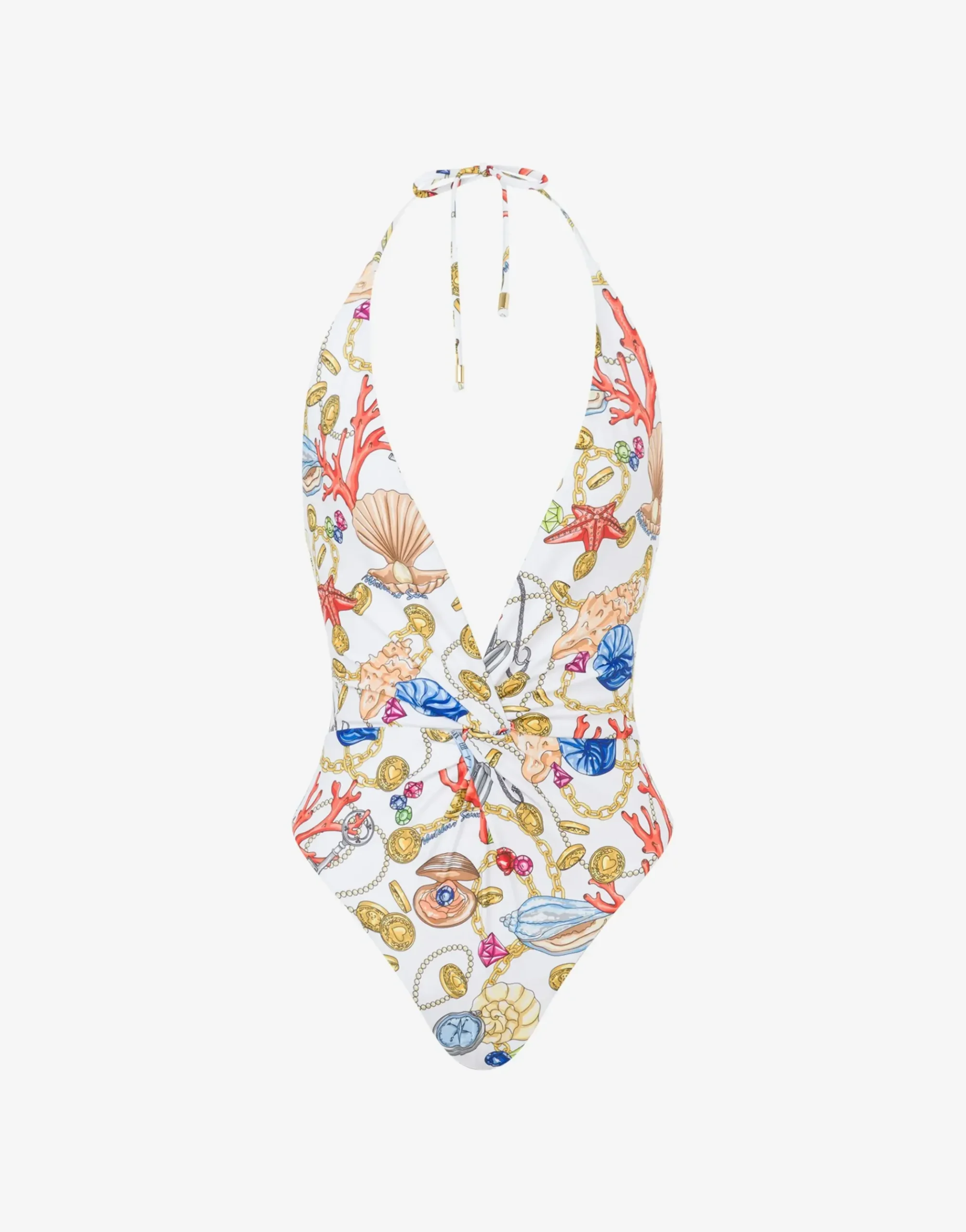 Moschino Marine Print One-piece Swimsuit