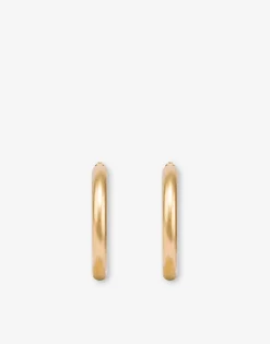 Moschino Metal hoop earrings