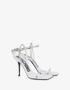 Moschino Mirror effect sandals Tina