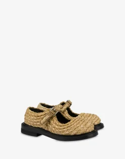Moschino Olivia Raffia Mary Jane