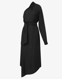 Moschino One-Shoulder Dress Tailored Twist