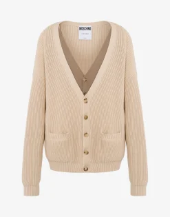 Moschino Organic Cotton Blend Cardigan