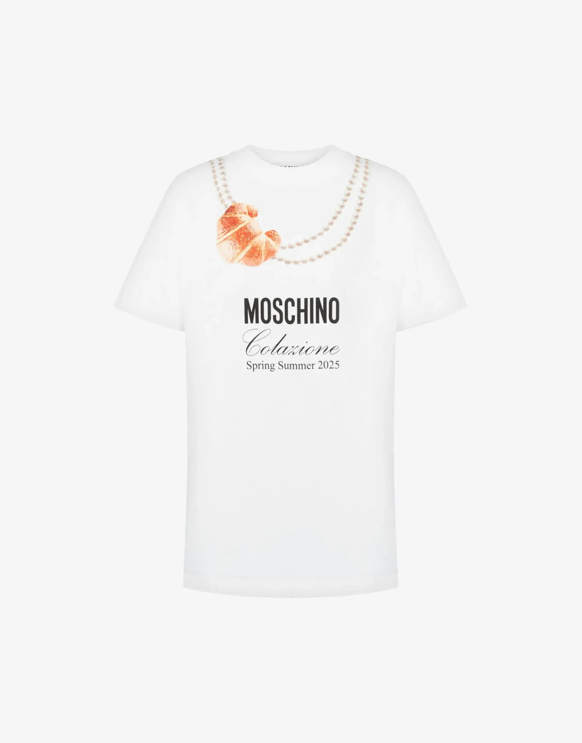 Moschino Organic Jersey T-shirt Breakfast