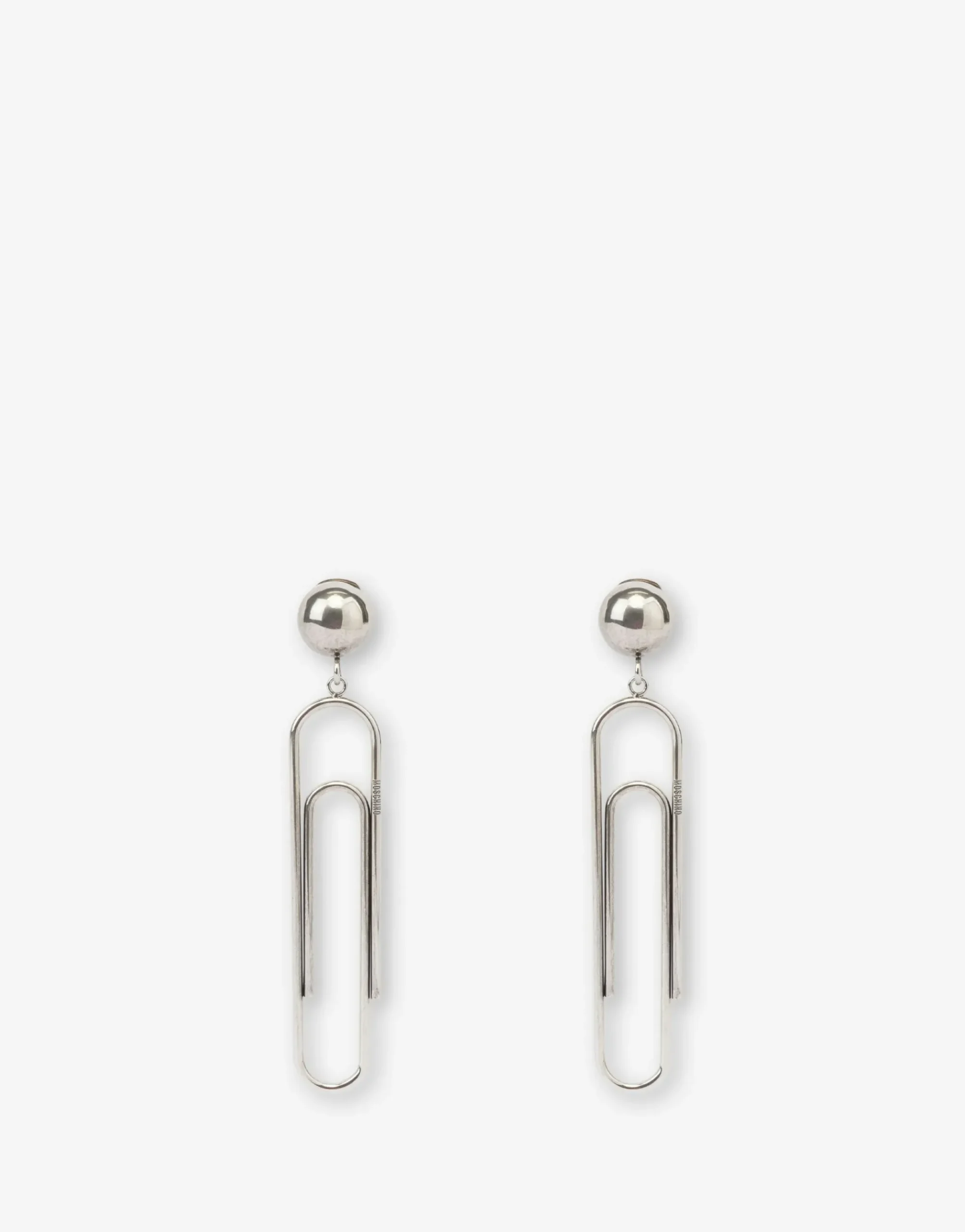 Moschino Paper Clips Drop Earrings