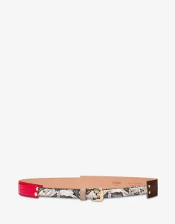 Moschino Patchwork belt