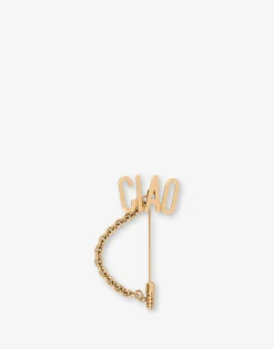 Moschino Pin with CIAO chain