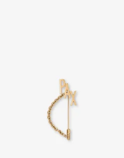 Moschino Pin with PAX chain