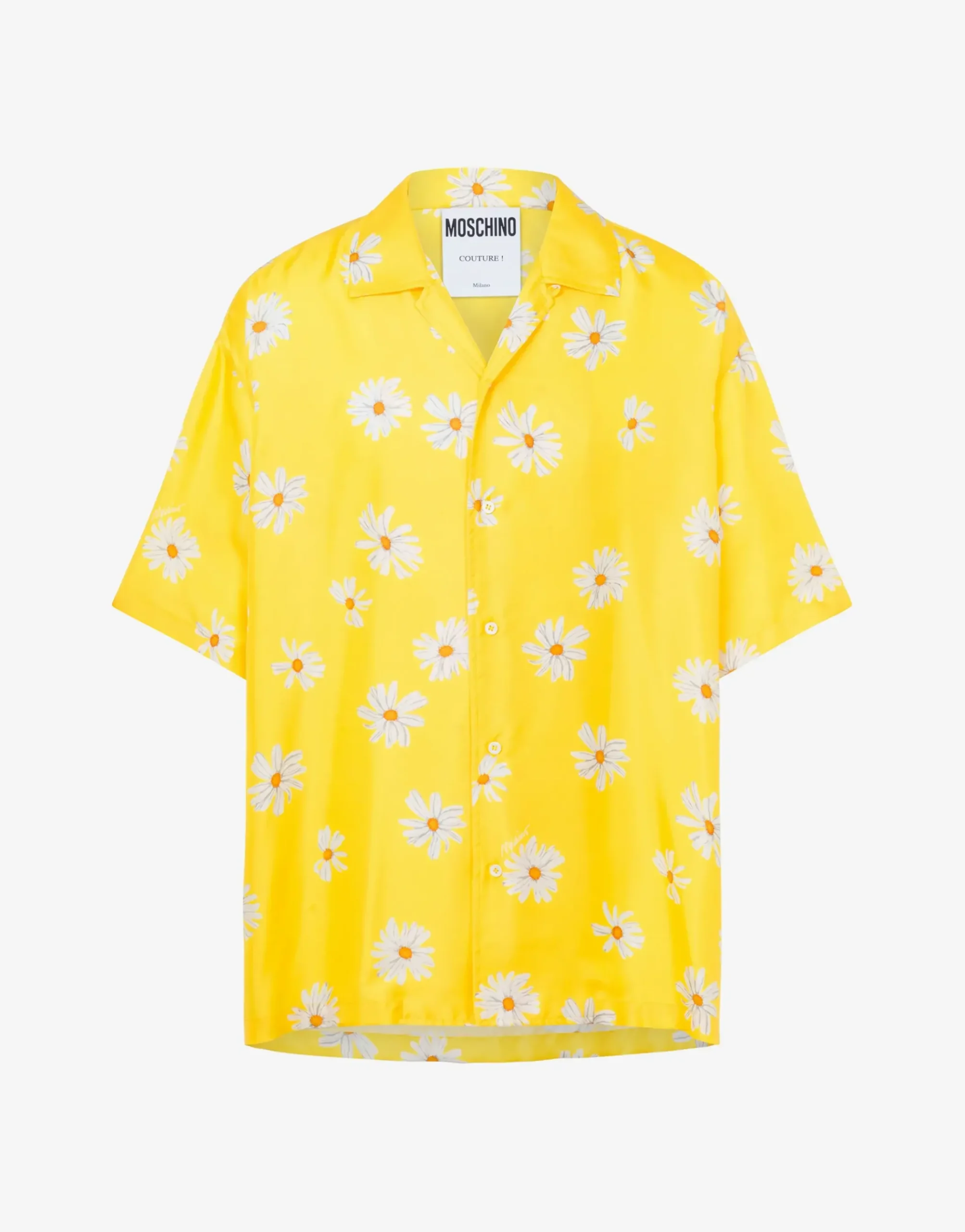 Moschino Satin Shirt Allover Daisy