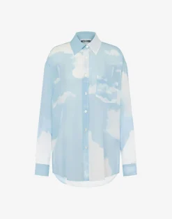 Moschino Shirt in georgette ""In The Cloud""