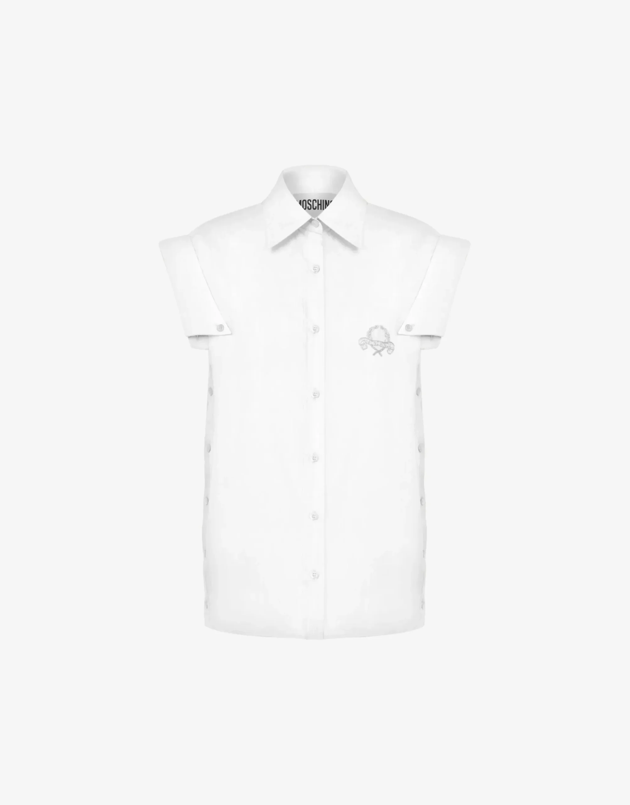 Moschino Sleeveless Shirt Multi Collars