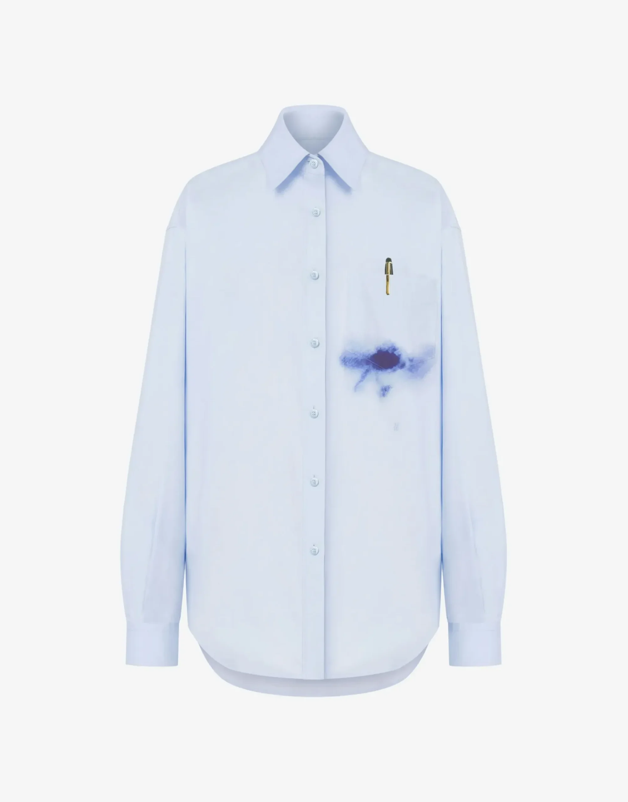 Moschino Stretch Poplin Shirt Office Inspiration