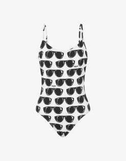 Moschino Sunglasses Print One-piece Swimsuit