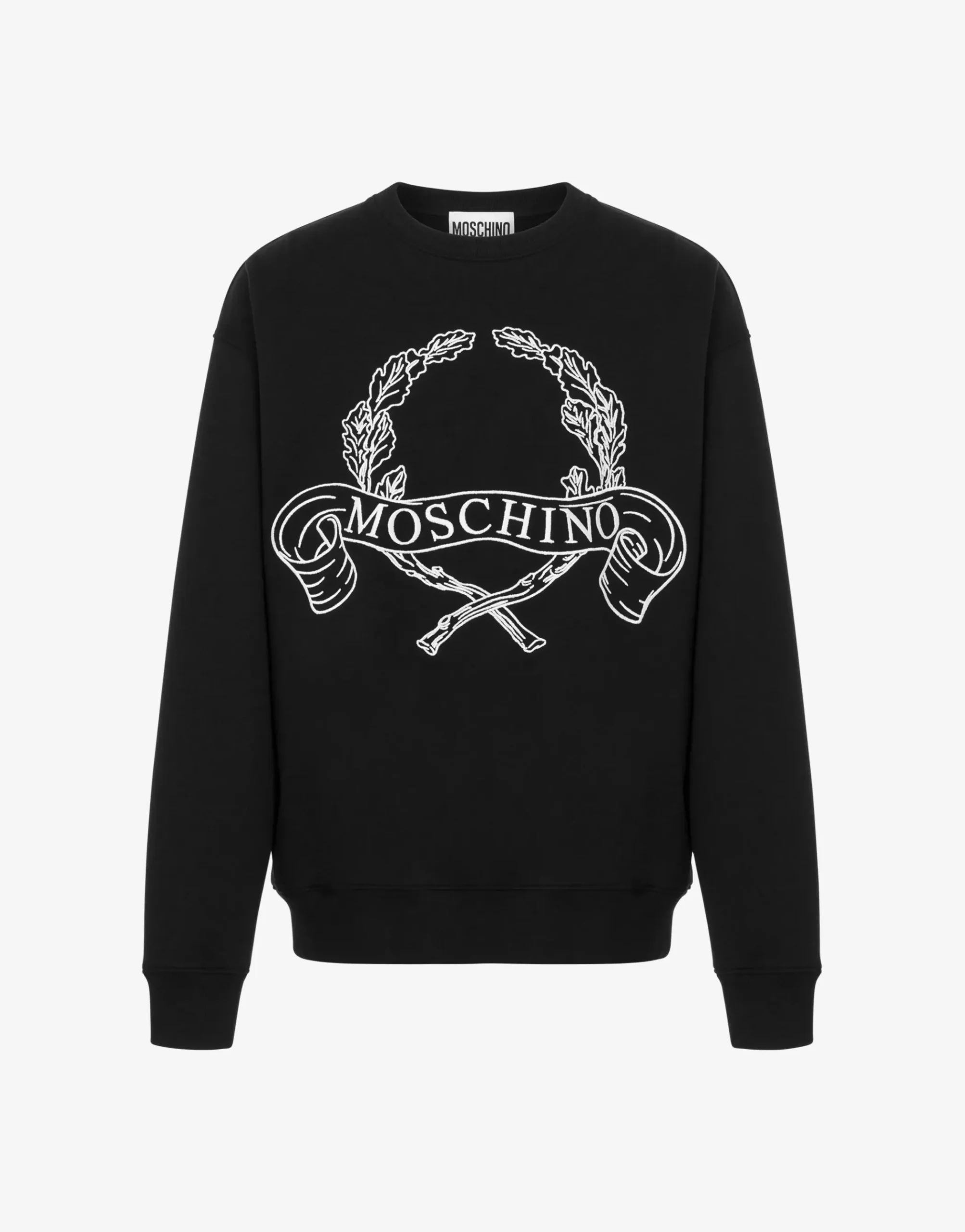 Moschino Sweatshirt Laurel Crown Embroidery