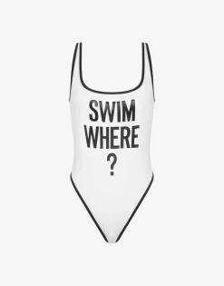 Moschino Swim Where? One-piece Swimsuit