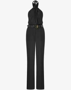 Moschino Viscose Twill Jumpsuit