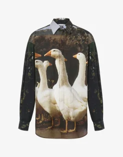 Moschino Voile Shirt Goose
