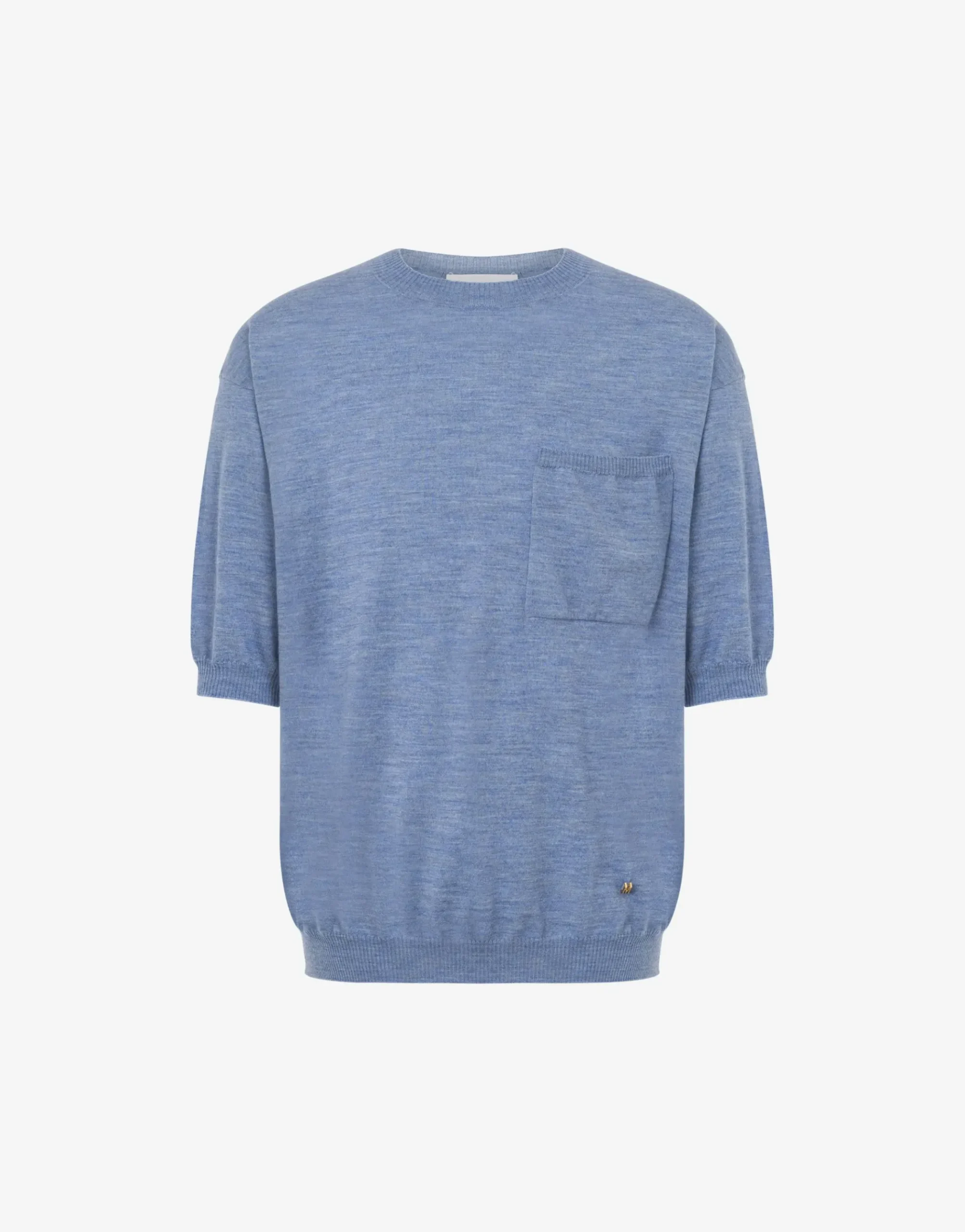 Moschino Wool and Silk Sweater Golden M